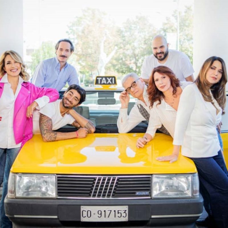 taxi a due piazze con Barbara d'Urso